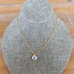 NWT SORRELLI Aurora Borealis Pendant Necklace with Extender